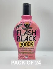 PACK OF 24 European Gold Flash Black 2000X Indoor Tanning Lotion - 12 fl. oz.