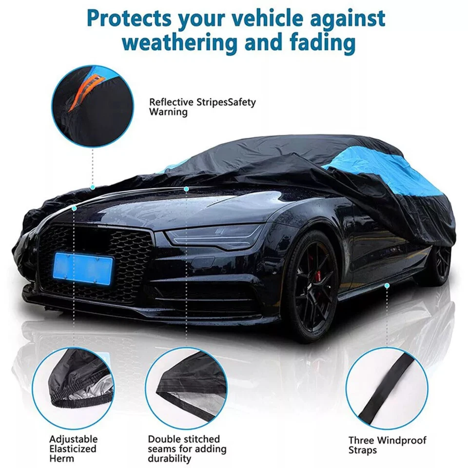 Fit For Dodge Car Cover Outdoor Waterproof Dust Sun UV All Weather Protection - Изображение 4 из 4