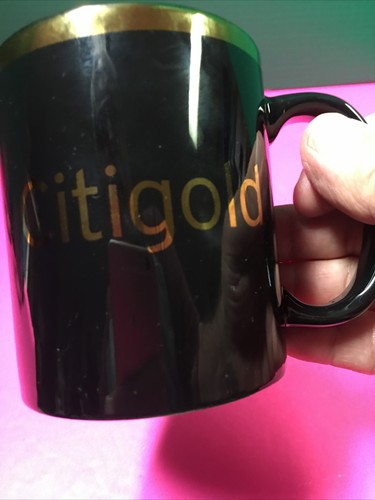 Citigold By Citibank Mug Beautiful & Rare Citigold Item Open Account $$$$ Gift - Picture 11 of 13