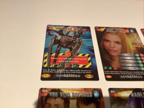 doctor who battles in time devastator Rare & S Rare Cards X 6 GE Fabbri 2008 - Picture 2 of 8