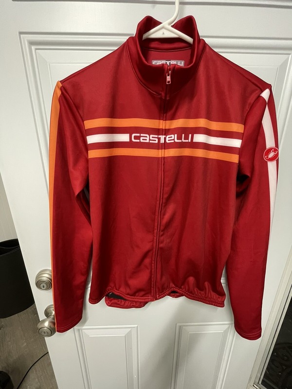 CASTELLI BEAUTIFUL WOMAN CYCLING JACKET SZ. LG MADE IN ITALY . A MUST SEE!