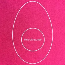New Bluestar Oval Long Pink Ultrasuede Microfiber Eye Cushion Viewfinder 6013
