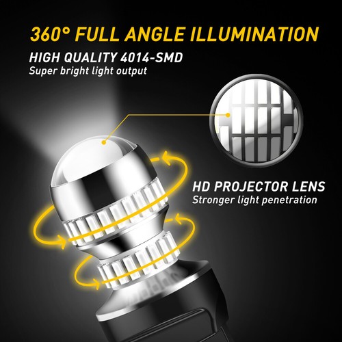 2X 1156 1157 3157 7440 LED INTERMITENTE BOMBILLAS ANTI HIPER FLASH SUPER BRILLANTE - Imagen 2 de 46