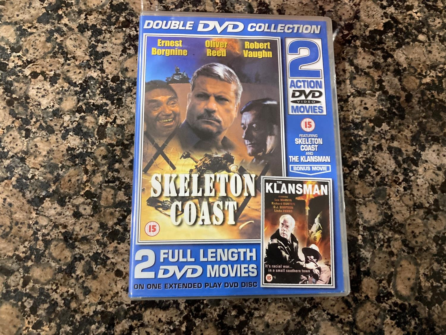 SKELETON COAST / THE KLANSMAN DVD FREE SHIPPING