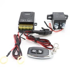 Car Battery Isolator Disconnect Cut Off Set Master Switch W/2 Remote Controls
