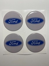 4x Ford Aufkleber für Radnabenkappen Selbstklebende Embleme für Felgen