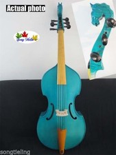 SONG Brand Maestro Blue color 6 strings 27" horse's head viola da gamba