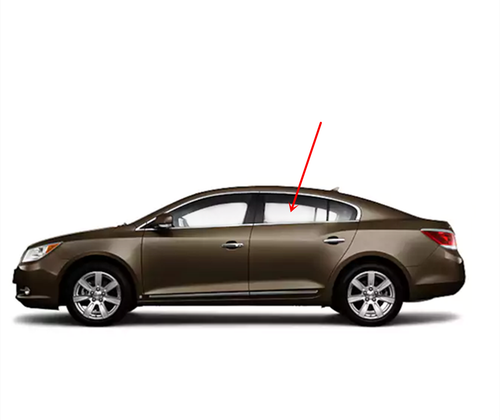 Lacrosse Rear Window Rattle LH Driver Left Side Rear Door Window Glass Fits 2010-2016 Buick ...