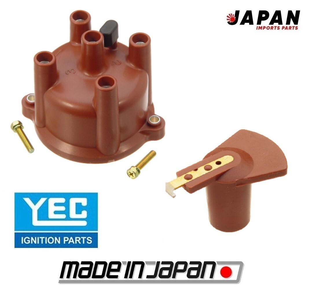 New Spark Plugs & Wires Cap Rotor for Pick Up 22R 82-92 4Runner
