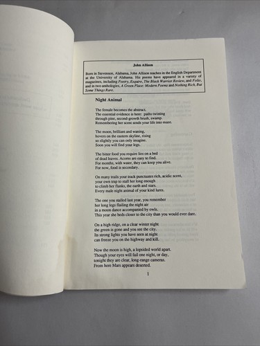 Alabama Poets : A Contemporary Anthology by Ralph Hammond (1990, Trade... - Foto 12 di 12