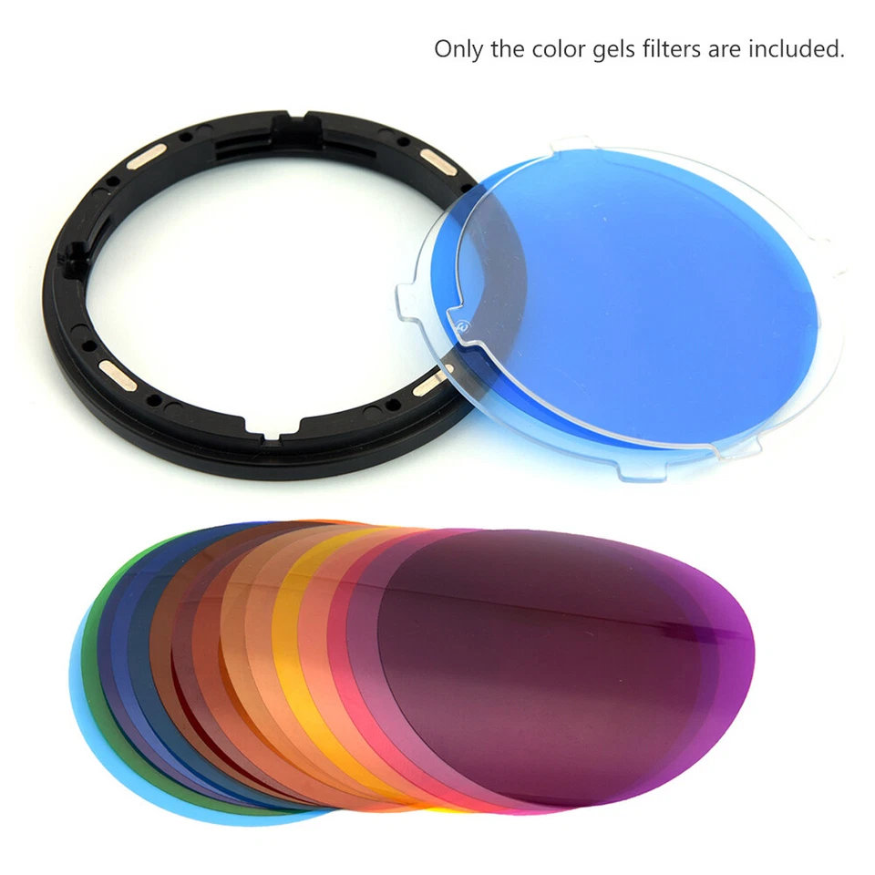 V-11C Color Filters Gels Kit 15 * 2 for Godox V1 Series Round Head Fl Q5Y2 - Image 4 of 4
