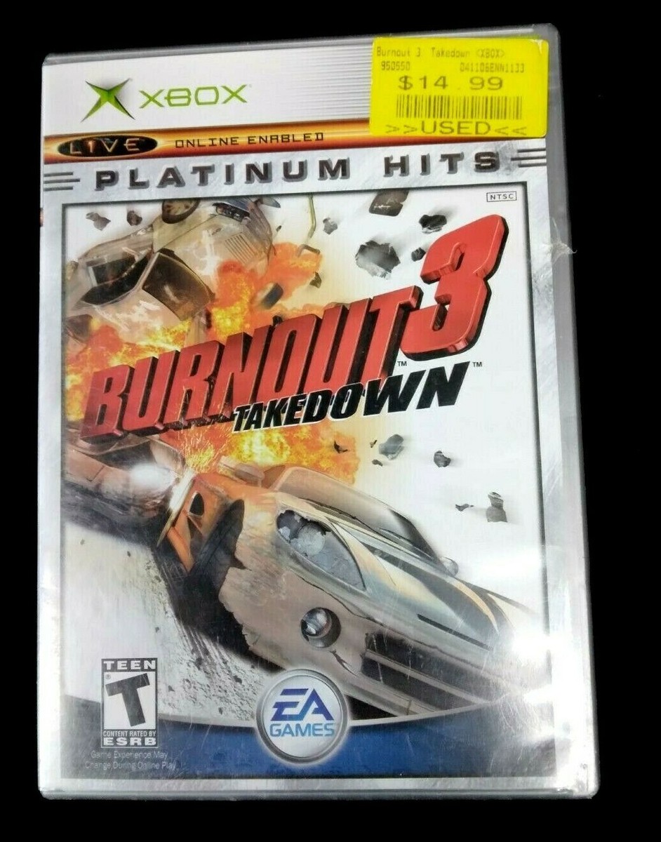 Burnout Takedown Microsoft Xbox Video Game Complete NICE!!!