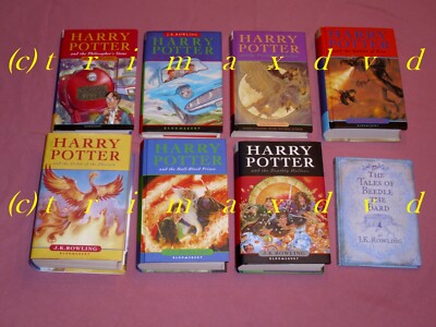 Harry Potter 1-7 & The Tales Of Beedle The Bard _englische First Edition Ausgabe
