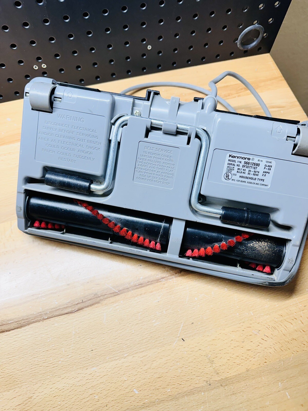 Kenmore Canister Vacuum PowerMate Head Nozzle Roller Brush 12 amps 116