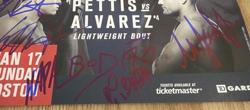 14 UFC Kämpfer signiert TJ Dillashaw vs Dominick Cruz 12x18 Poster LEGENDS RAD - Bild 2 von 5
