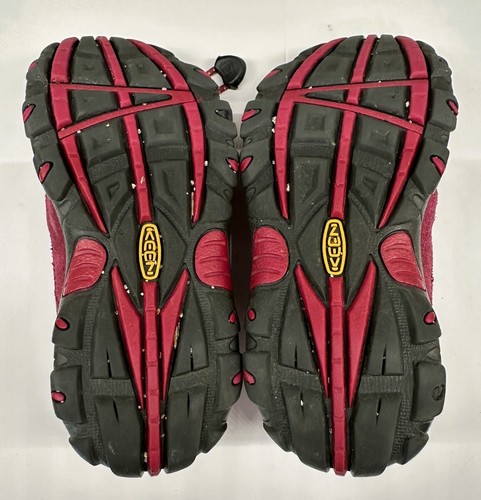 KEEN Red Parker Trail Hiking Shoe Kids Size 11 EUC Child’s Leather Outdoor EUC - Picture 12 of 12