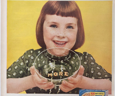 More Post Alpha Bits Girl Vintage Cereal Ad Magazine Print Freckles