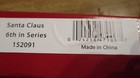 MARQUIS WATERFORD CRYSTAL  "SANTA CLAUS  "6th in series ORNAMENT — photo 3