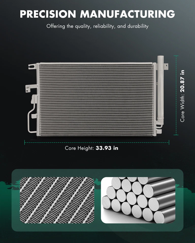 Condensador de aire acondicionado de coche para 06 07 08 09 Chevrolet Equinox Pontiac Torrent 3,4 L Foto 2 de 4