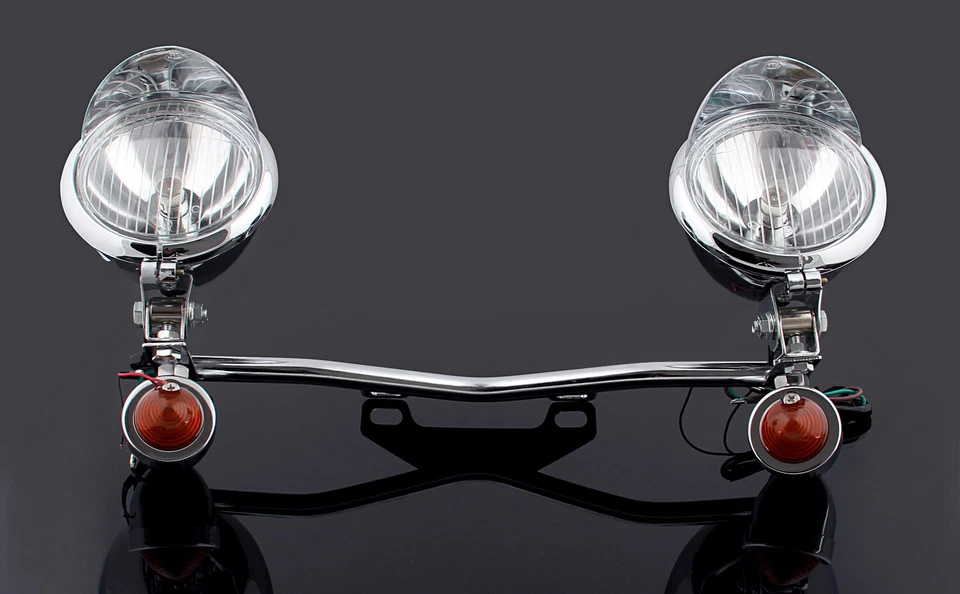 Driving Blinker Spot Light Bar für Yamaha Honda Suzuki Kawasaki cruisers - Bild 2 von 4