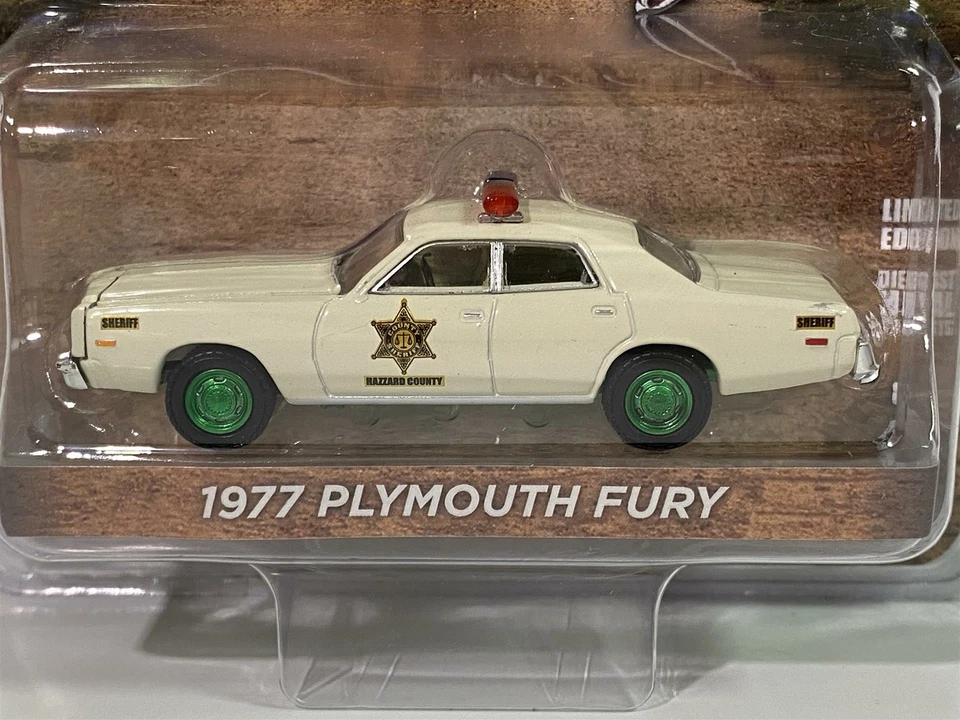 Inseguimento Modello 1977 Plymouth Fury Hazzard Contea Di 1:64 Greenlight 30110 - Immagine 2 di 4