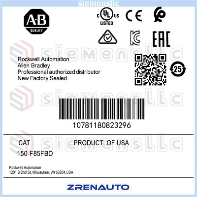 Free Tax 150-F85FBD AB Smart Motor Controller UPS Express  150F85FBD GQY0