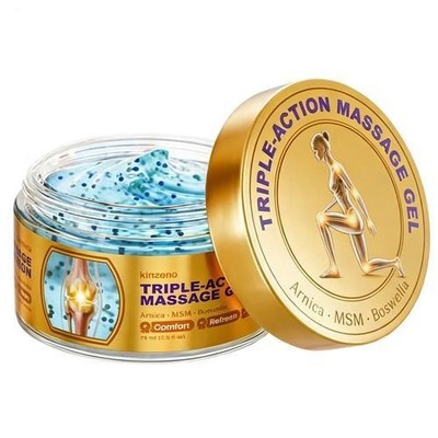 Kinzeno Triple Action Massagegel, schnell einziehendes Triple-Action-Körpergel