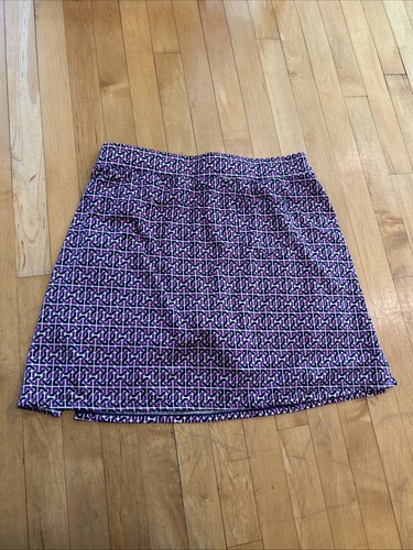 Court Haley Women's White/Purple Print Stretch Tennis/Golf Skort Size Large-NICE - Picture 7 of 11