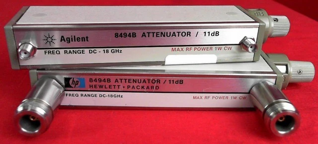 Agilent/Keysight 8494B Variable Attenuator, DC-18GHz, 11dB, ALL Connectors Avail - Image 2 of 2