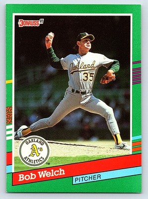 Bob Welch 1991 Donruss #645 Oakland Athletics