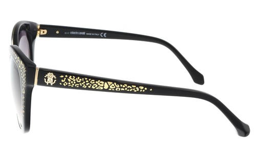 Roberto Cavalli RC992S TSEANG 05B Black Cat Eye Sunglasses - Bild 3 von 5