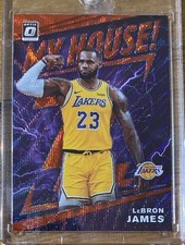 LeBron James 2019-20 Donruss Optic MY HOUSE Red Wave Prizm