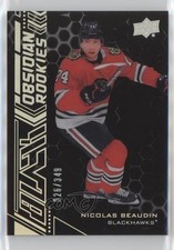 2020-21 SPx UD Black Obsidian Rookies 26/349 Nicolas Beaudin #OR-17 vm9