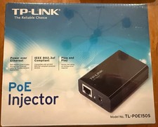 TP-link Gigabit PoE Injector TL-POE150S - New - Convert Non PoE To PoE