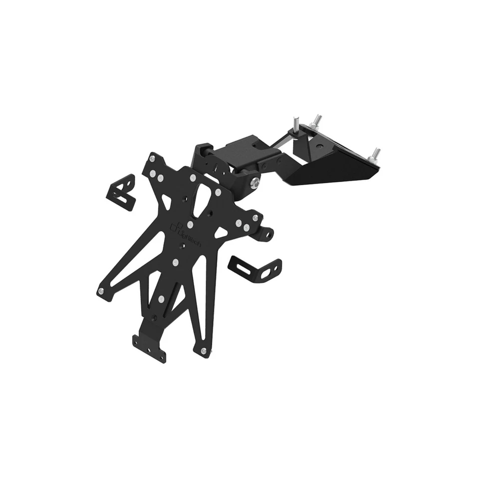 Porte-plaque Règlable LIGHTECH APRILIA RSV4 1100 TUONO FACTORY V4 2025-2026 Noir - Photo 1/1