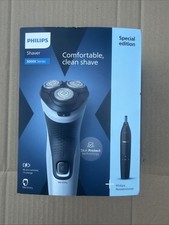 Afeitadora Philips serie 3000X edición especial con recortadora de nariz nueva sellada