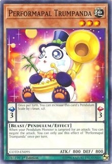 1x Performapal Trumpanda - Unlimited NM Eng YuGiOh - Code of the Duelist