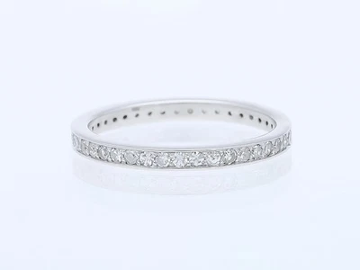 Diamanten Memory Ring 0,73 ct. 585 Weiss Gold neu Wert: 2.700 EUR Deta Schmuck - Bild 1 von 4
