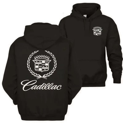 Cadillac Hoodie, Minimal Luxury Streetwear Logo Design