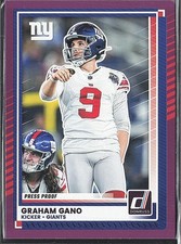 2025 Donruss #230 Graham Gano Press Proofs Purple - Free Shipping
