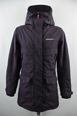 DIDRIKSONS Storm System Damen Jacke wasserdicht wattiert Parka Kapuze Mantel 34