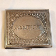 Gambler Double Sided Cigarette Holder Business Card Case Spring Loaded