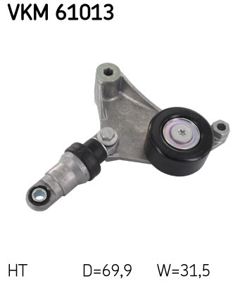 Upper SKF VKM 61013 Belt Tensioner, V-ribbed belt for TOYOTA,TOYOTA (GAC) - Image 3