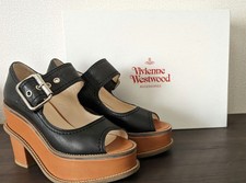 Women 7.0US Vivienne Westwood Red Label Double Wedge Sandals Limited Edition VHT