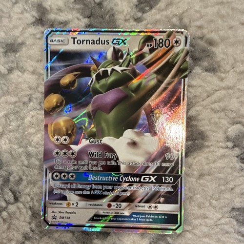 The Pokémon Company Tornadus GX SM134 Promo Full Art Holo Eng 2018 180 HP
