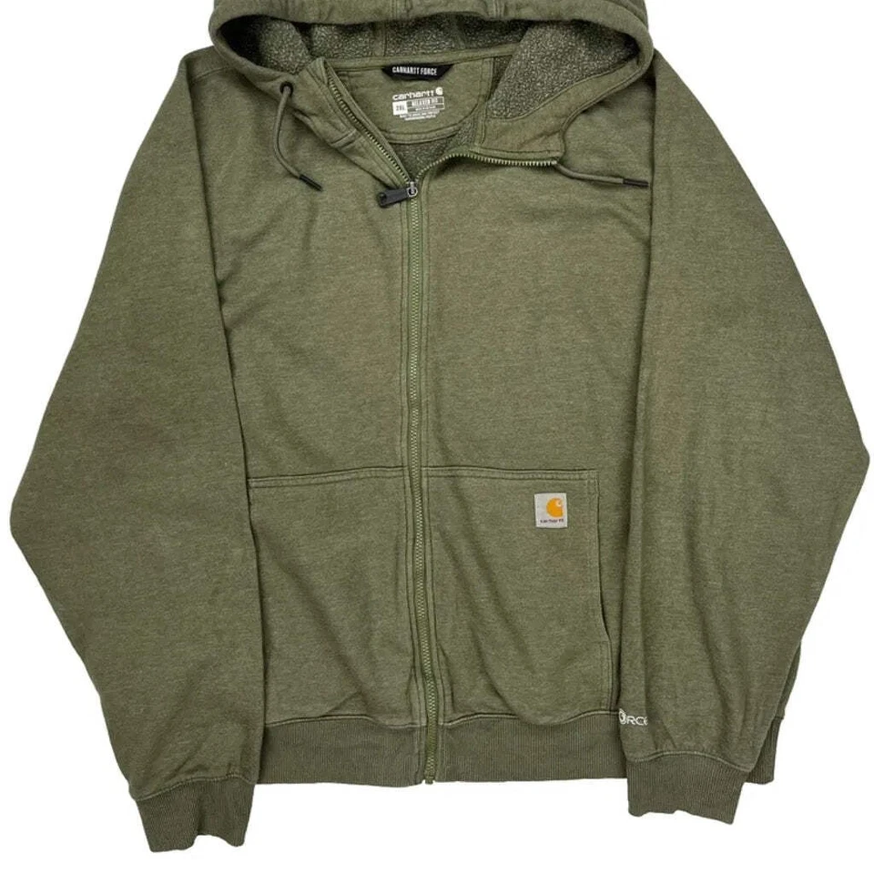 Sudadera con capucha Carhartt - 2XL mezcla de algodón verde Foto 4 de 4