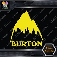 Compatible Burton Mountain Snowboards Logo Apparel Sports Decals Stickers Vinyl