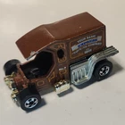 Vintage 1976 Mattel Hot Wheels "T Totaller"  Miniature Model Die Cast Car brown