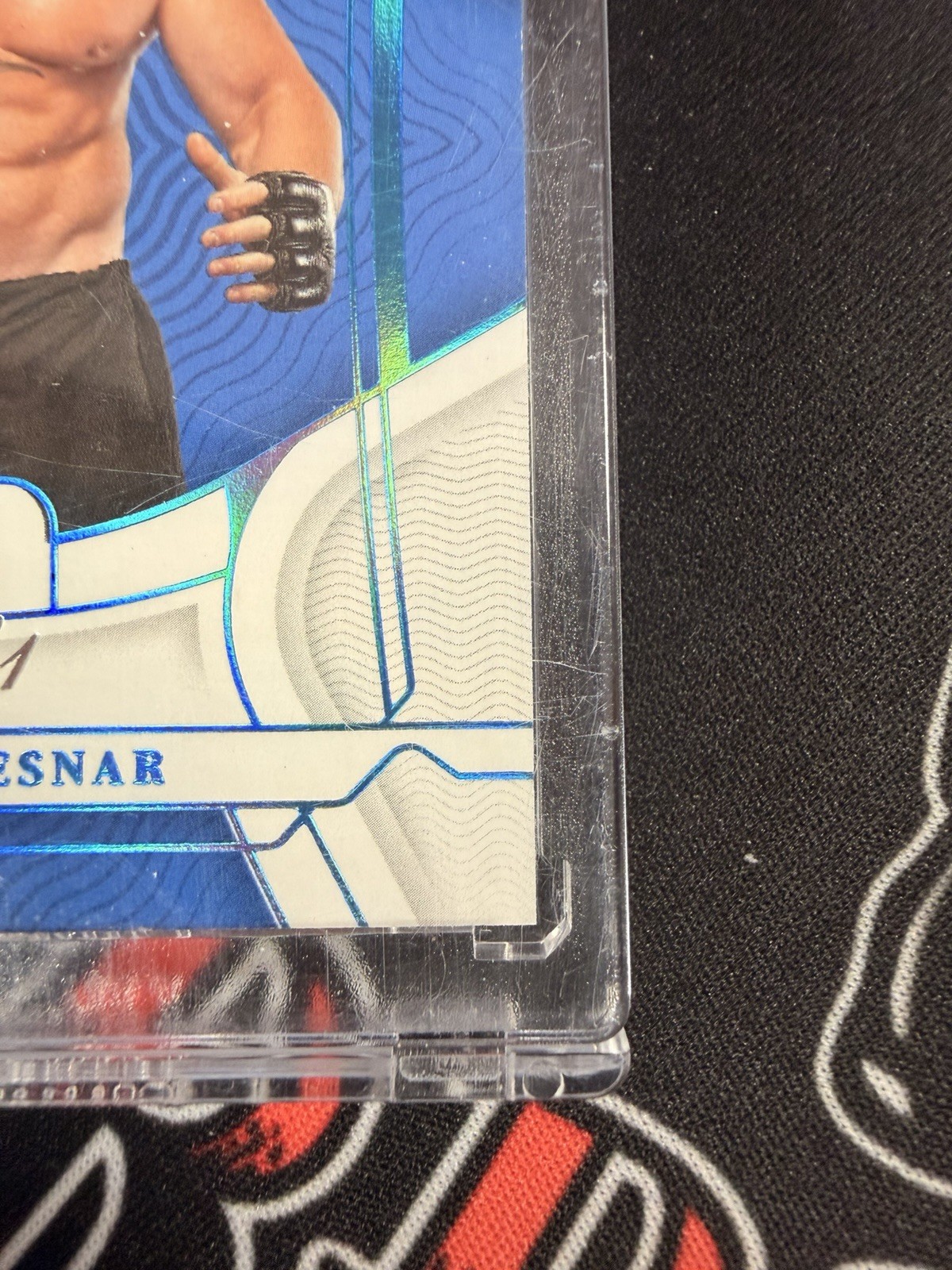 2022 Panini Chronicles WWE National Treasures Brock Lesnar #449 Platinum 1/1 view 6