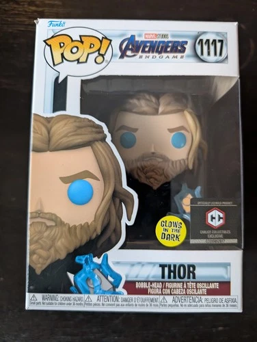 Funko Pop! Avengers End Game THOR GITD #1117 Chalice Collectibles Exclusive